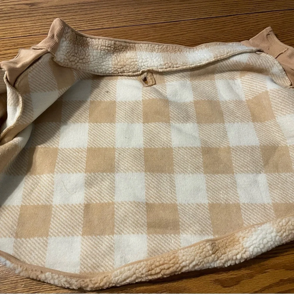Dog outfit Sherpa coat